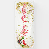 屋内屋外カスタムバナー – メリークリスマス 横断幕 (縦)