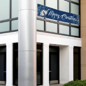 屋内屋外カスタムバナー – メリークリスマス 横断幕 (ビルの外側)