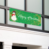 屋内屋外カスタムバナー – メリークリスマス 横断幕 (ビルの外側)
