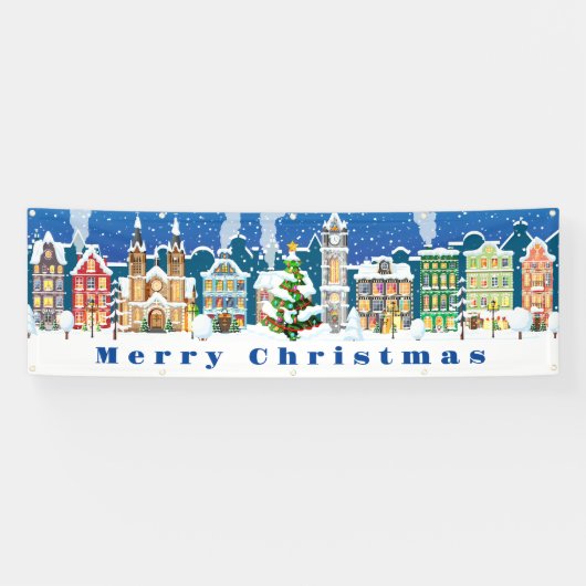 屋内屋外バナー – メリークリスマスバナー 横断幕 (横)