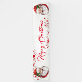 屋内屋外バナー – メリークリスマスバナー 横断幕 (縦)