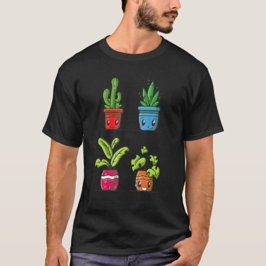 屋内植栽庭園庭園庭園L Tシャツ (正面)