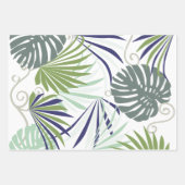 屋内植物の様式化人気があるイラストレーション ラッピングペーパーシート (正面2)