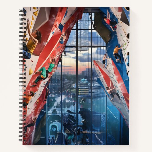 屋内登山ジムの拡張 ノートブック (正面)