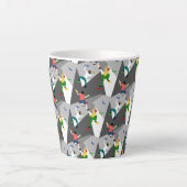 屋内登山 カフェラテマグ (正面)