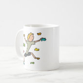 屋内登山 コーヒーマグカップ (正面左)