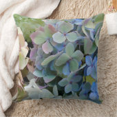 屋内紫陽花ガーデンマクロ写真 クッション (ブランケット)