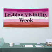 屋内/屋外バナー – Lesbian Visibility Week 横断幕 (トレードショー)