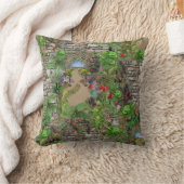 屋内、屋外自然開花 クッション (ブランケット)