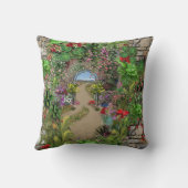 屋内、屋外自然開花 クッション (裏面)