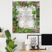 屋内、屋外自然開花 ポスター (ホームオフィス)