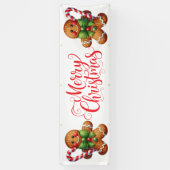 屋内 屋外 オーダーメイド バナー-メリークリスマス 横断幕 (縦)