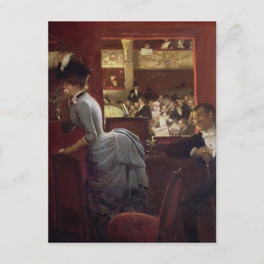 屋台のボックス， c.1883 ポストカード (正面)