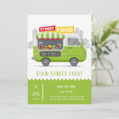 屋台の移動販売車 招待状 (スタンド正面)