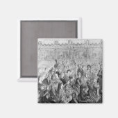 屋台、コヴェントガーデンオペラ マグネット (正面/裏面)