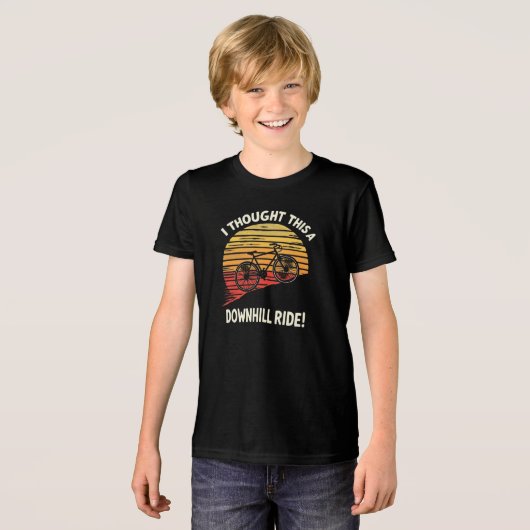 屋外おもしろい恋人のための冒険サイクリング引用文 トライブレンドTシャツ (正面全面)