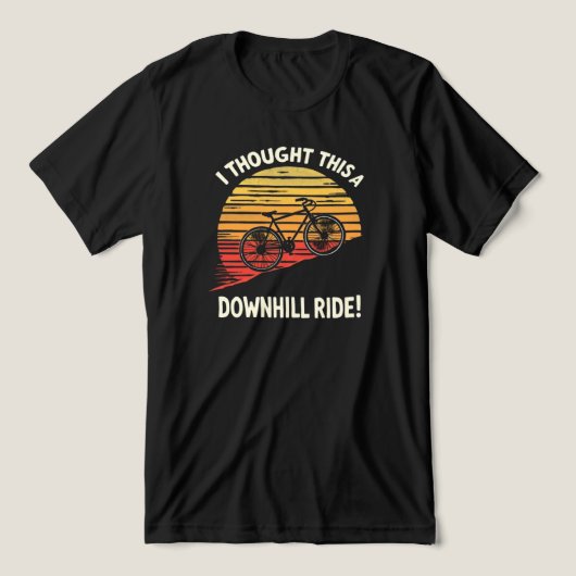 屋外おもしろい恋人のための冒険サイクリング引用文 トライブレンドＴシャツ (デザイン正面)