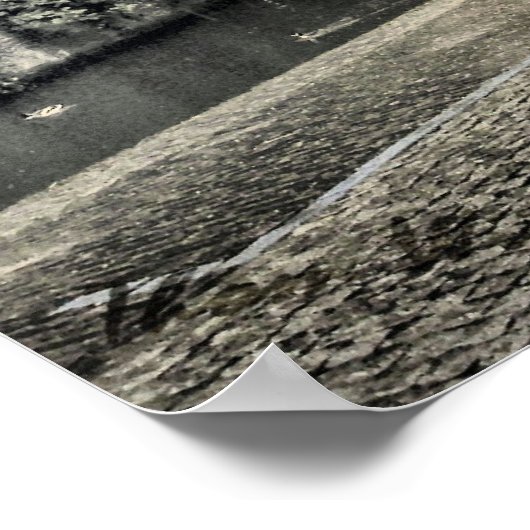 屋外で ポスター (角)