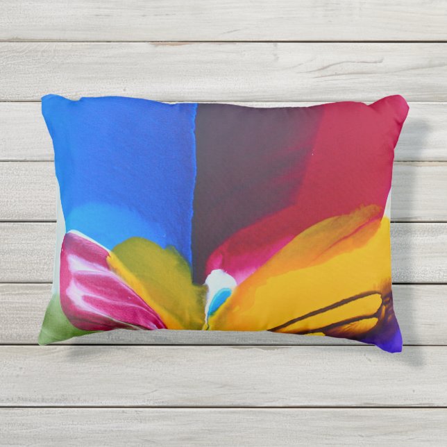 屋外のアクセントの枕 アウトドアクッション (裏面)