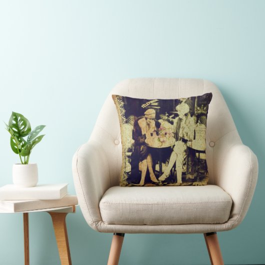 屋外のカフェのヴィンテージの記念品 クッション (椅子)