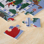 屋外のキルトのパズル ジグソーパズル (側面)