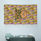 屋外の大きなビニールバナー | カスタムシンボルや象徴 横断幕 (トレードショー)