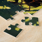 屋外の朝食シーン： 19世紀のアートワーク ジグソーパズル (側面)