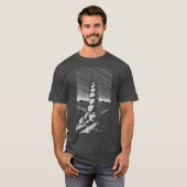 屋外の石積み Tシャツ (正面フル)