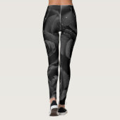 屋外の黒バラレギンス レギンス (裏面)