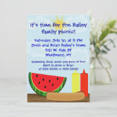 屋外のCookoutの招待状 招待状 (スタンド正面)