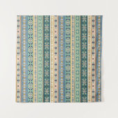 屋外のGeoのステップ|インドパターン タペストリー (正面)