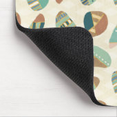 屋外のGeoのステップ|ティール(緑がかった色)パターン マウスパッド (コーナー)