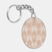 屋外のGeoのステップ|珊瑚の矢パターン キーホルダー (正面左)