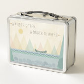 屋外のGeo I |は、驚異頻繁に頻繁にさまよいます メタルランチボックス (裏面)