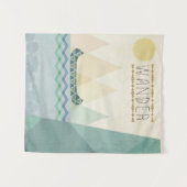 屋外のGeo III |はさまよいます タペストリー (正面(横))