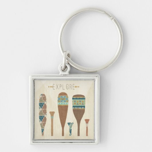 屋外のGeo VII |は探検します キーホルダー (正面)