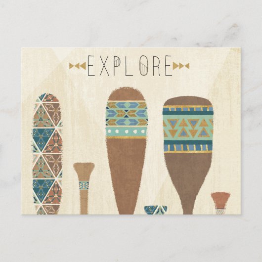 屋外のGeo VII |は探検します ポストカード (正面)