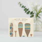 屋外のGeo VII |は探検します ポストカード (スタンド正面)