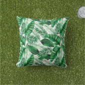 屋外アクセントピロートロピカルパーム アウトドアクッション (芝生)