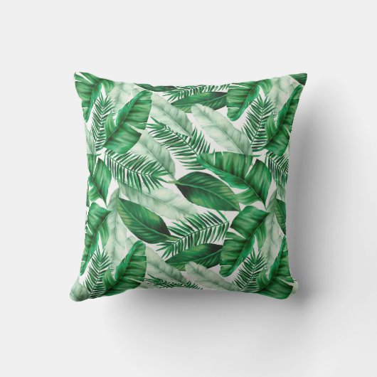 屋外アクセントピロートロピカルパーム アウトドアクッション (裏面)