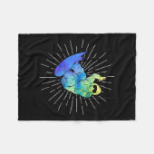 屋外アクティビティスノーボーダー冬スノーボードプリム フリースブランケット (正面(横))