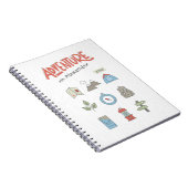 屋外アドベンチャーキャンピンググラフィックフォトノートブック ノートブック (右側)