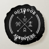 屋外アドベンチャートラベル ラウンドクッション (裏面)