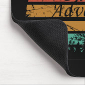 屋外アドベンチャーハイキング愛好家 マウスパッド (コーナー)