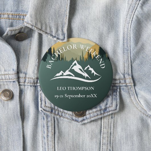 屋外アドベンチャーマウンテンバチェートウィークエンド 缶バッジ (インサイチュ)