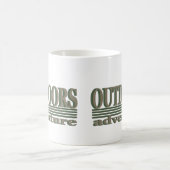 屋外アドベンチャーヴィンテージを探索する コーヒーマグカップ (中央)