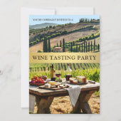 屋外イタリアンワイン試飲パーティー 招待状 (正面)