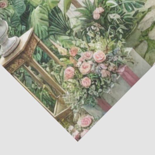 屋外ウェディングレセプションデカエレガントップ 薄葉紙 (詳細)