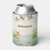 屋外ウッドランドワイルドライフクーラーボックス 缶クーラー (缶正面)