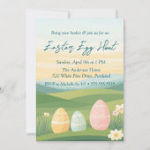 屋外エッグと自然イースターエッグ狩り 招待状 (正面)